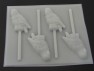 502sp Blue Bird Boy Girl Macaw Chocolate or Hard Candy Lollipop Mold